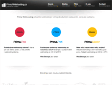 Tablet Screenshot of primawebhosting.cz